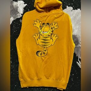 Garfield The Cat Yellow Claw Scratch Hoodie